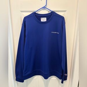 Champion Men's Blue Long Sleeve Top, XL